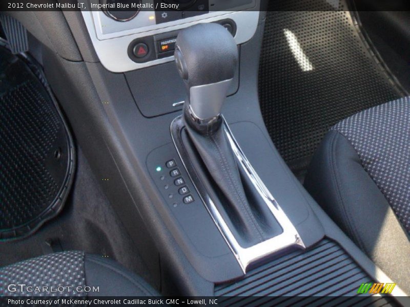 Imperial Blue Metallic / Ebony 2012 Chevrolet Malibu LT