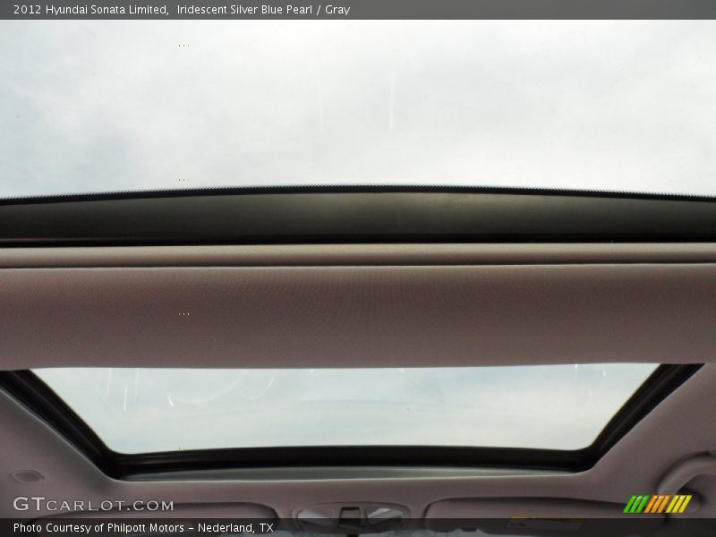 Iridescent Silver Blue Pearl / Gray 2012 Hyundai Sonata Limited