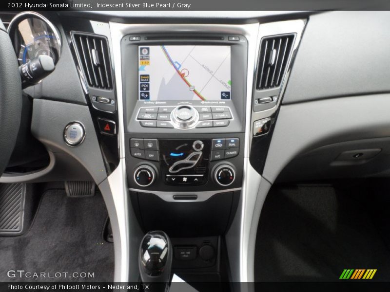 Iridescent Silver Blue Pearl / Gray 2012 Hyundai Sonata Limited