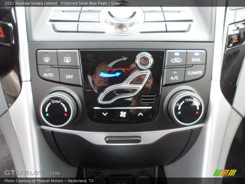 Iridescent Silver Blue Pearl / Gray 2012 Hyundai Sonata Limited