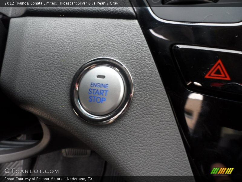 Iridescent Silver Blue Pearl / Gray 2012 Hyundai Sonata Limited