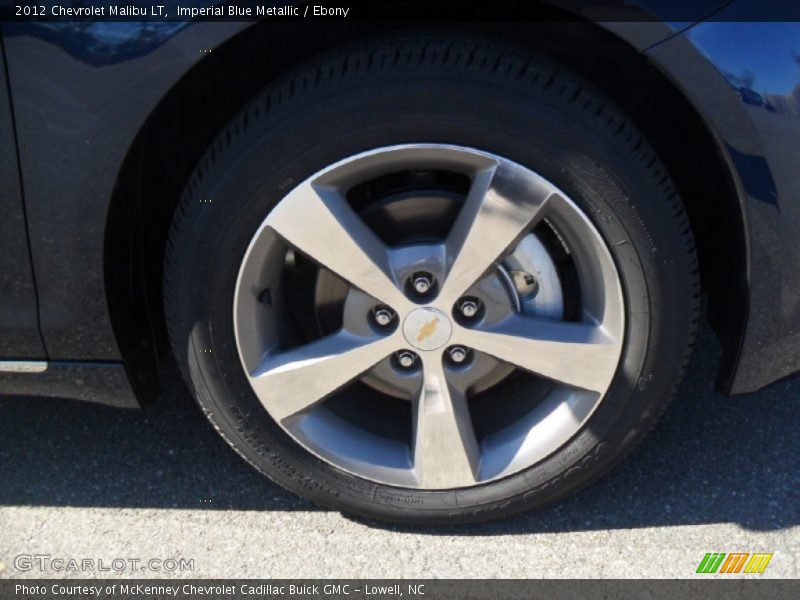 Imperial Blue Metallic / Ebony 2012 Chevrolet Malibu LT