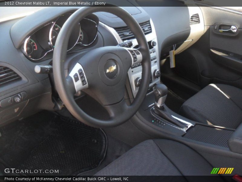 Imperial Blue Metallic / Ebony 2012 Chevrolet Malibu LT