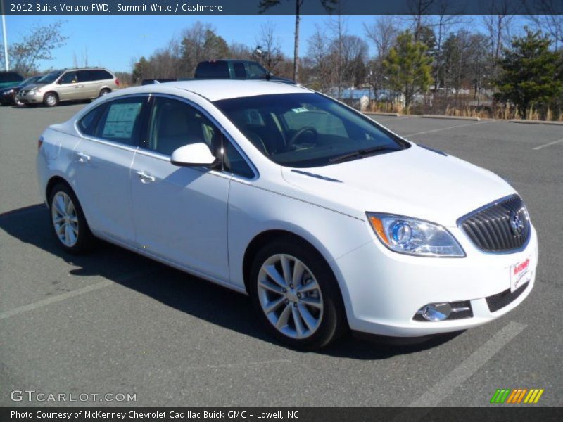 Summit White / Cashmere 2012 Buick Verano FWD