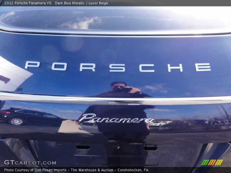 Dark Blue Metallic / Luxor Beige 2012 Porsche Panamera V6