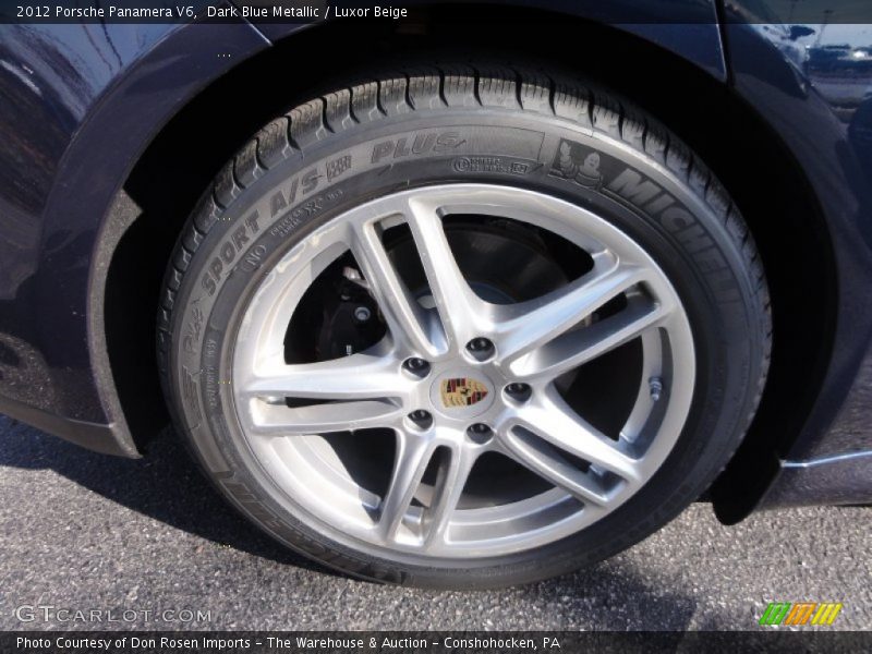 Dark Blue Metallic / Luxor Beige 2012 Porsche Panamera V6