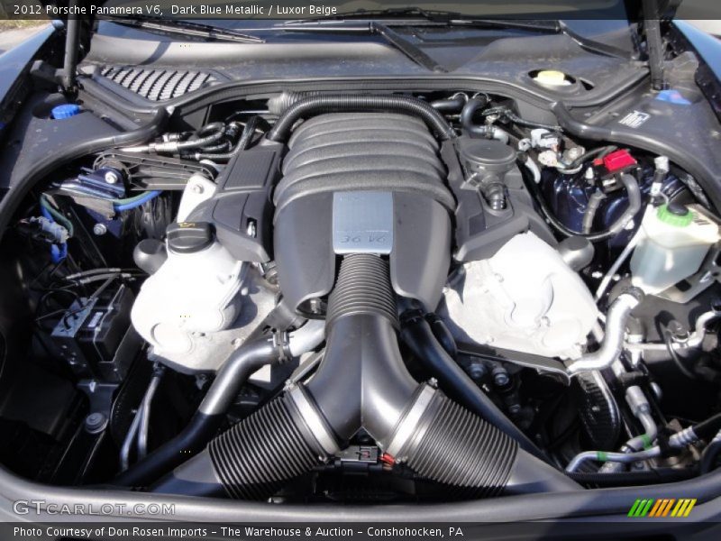  2012 Panamera V6 Engine - 3.6 Liter DOHC 24-Valve VarioCam Plus V6