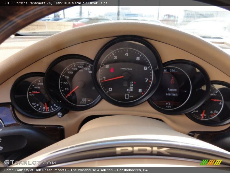  2012 Panamera V6 V6 Gauges