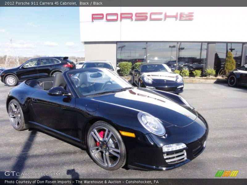  2012 911 Carrera 4S Cabriolet Black