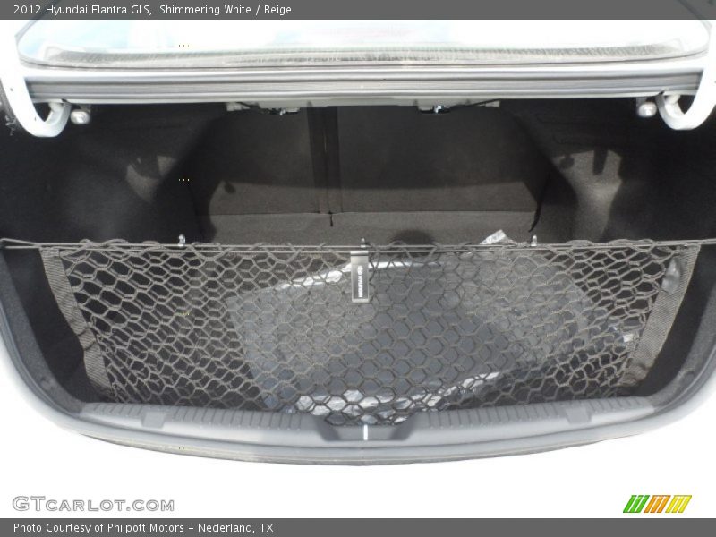 Shimmering White / Beige 2012 Hyundai Elantra GLS