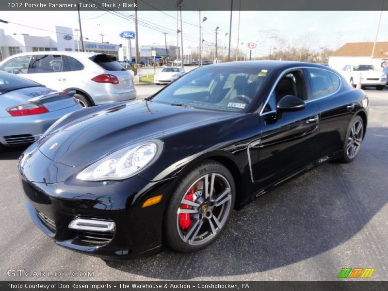 Front 3/4 View of 2012 Panamera Turbo