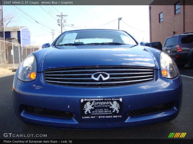 Athens Blue / Graphite 2005 Infiniti G 35 Coupe