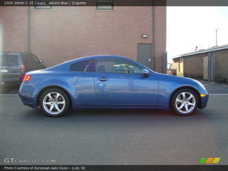 Athens Blue / Graphite 2005 Infiniti G 35 Coupe