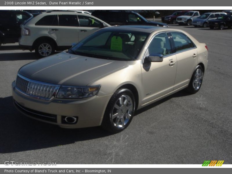 Dune Pearl Metallic / Sand 2008 Lincoln MKZ Sedan