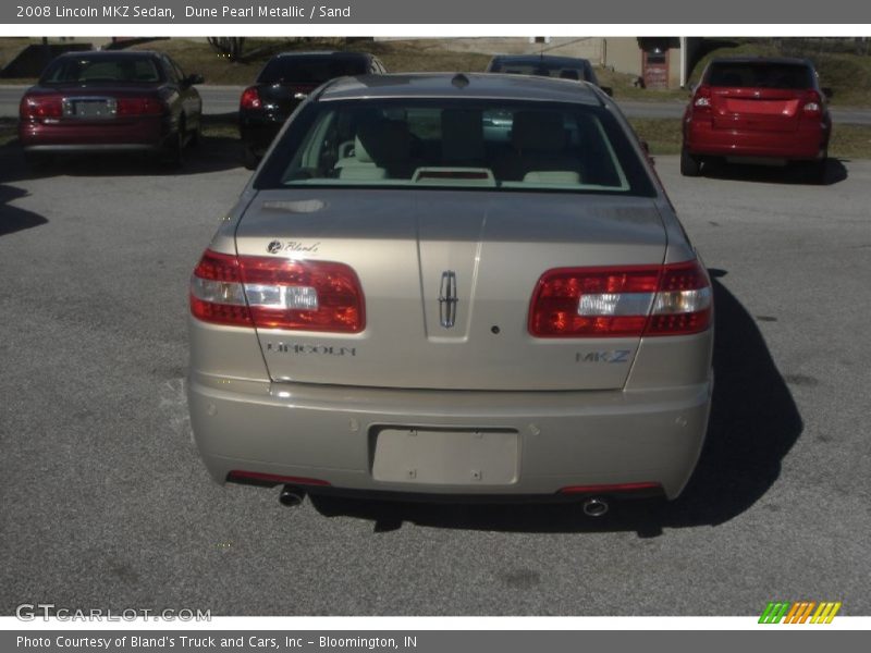Dune Pearl Metallic / Sand 2008 Lincoln MKZ Sedan