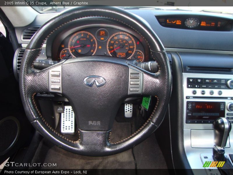 Athens Blue / Graphite 2005 Infiniti G 35 Coupe