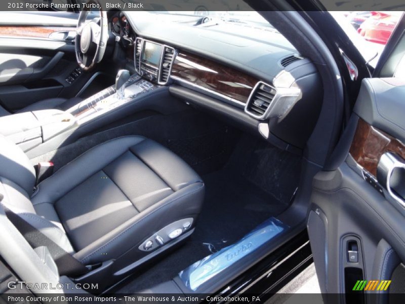 Black / Black 2012 Porsche Panamera Turbo