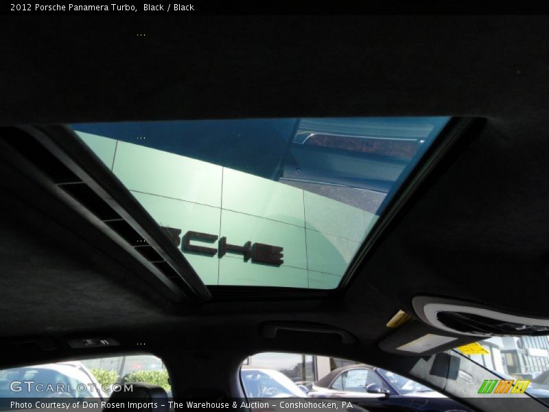 Black / Black 2012 Porsche Panamera Turbo