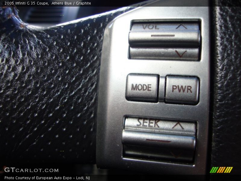 Athens Blue / Graphite 2005 Infiniti G 35 Coupe