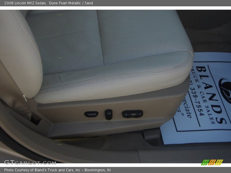 Dune Pearl Metallic / Sand 2008 Lincoln MKZ Sedan