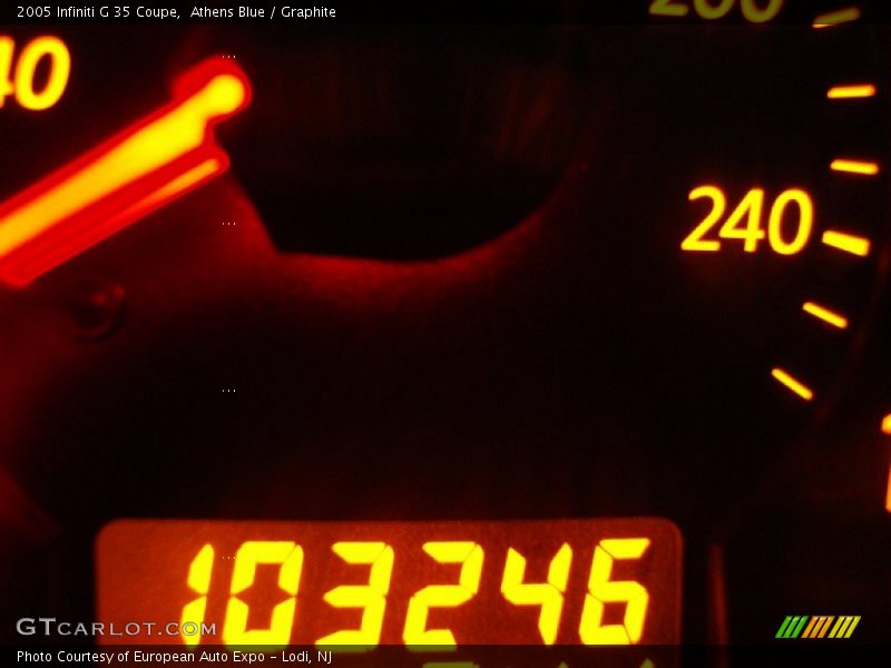 Athens Blue / Graphite 2005 Infiniti G 35 Coupe