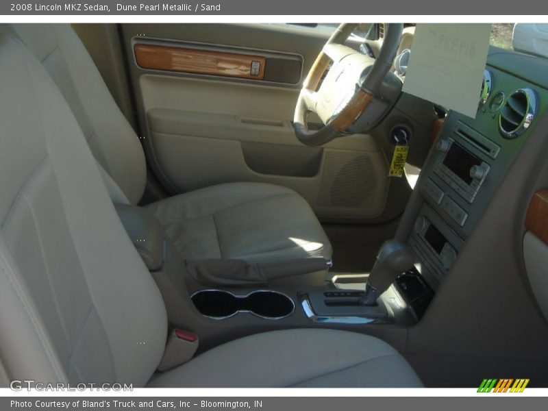 Dune Pearl Metallic / Sand 2008 Lincoln MKZ Sedan