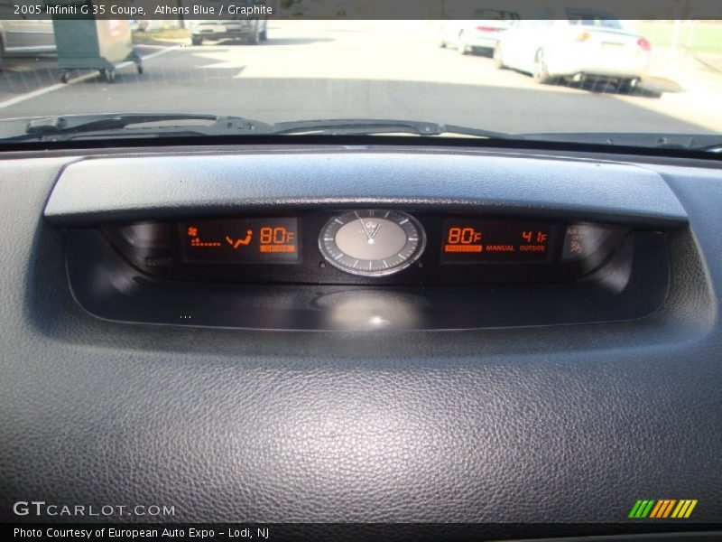 Athens Blue / Graphite 2005 Infiniti G 35 Coupe
