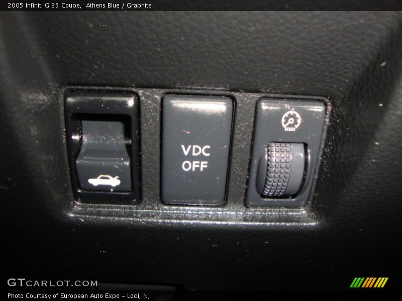 Athens Blue / Graphite 2005 Infiniti G 35 Coupe