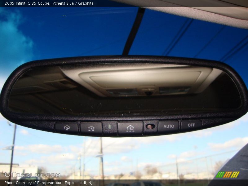 Athens Blue / Graphite 2005 Infiniti G 35 Coupe