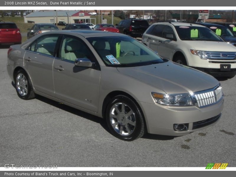 Dune Pearl Metallic / Sand 2008 Lincoln MKZ Sedan
