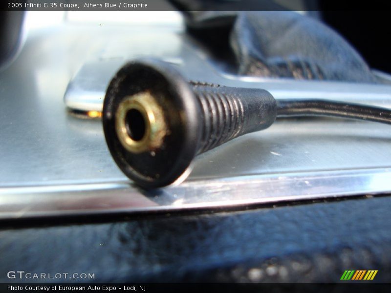 Athens Blue / Graphite 2005 Infiniti G 35 Coupe