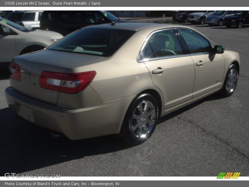 Dune Pearl Metallic / Sand 2008 Lincoln MKZ Sedan