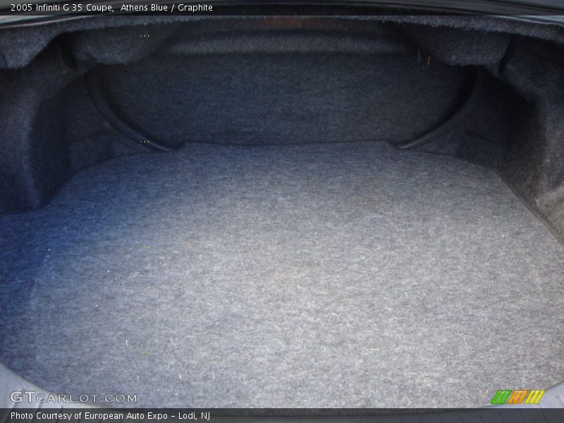 Athens Blue / Graphite 2005 Infiniti G 35 Coupe