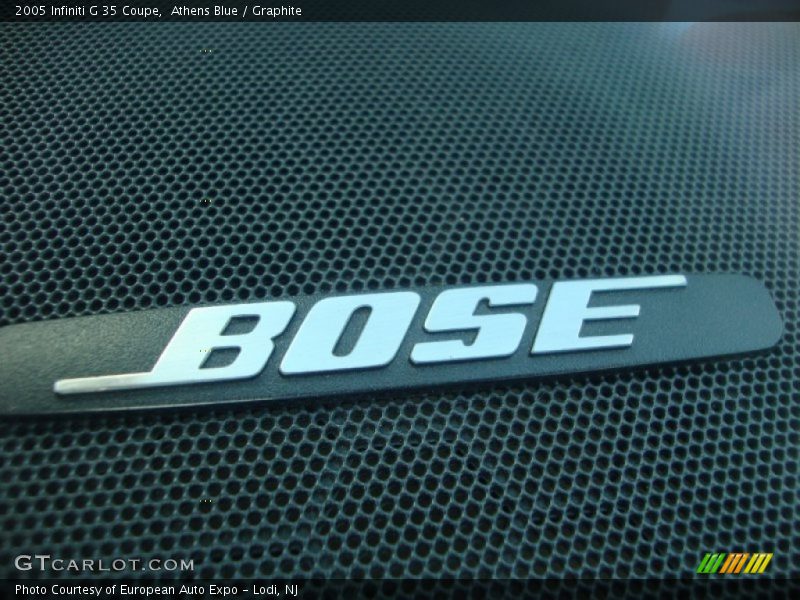 Athens Blue / Graphite 2005 Infiniti G 35 Coupe