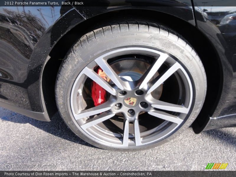 Black / Black 2012 Porsche Panamera Turbo