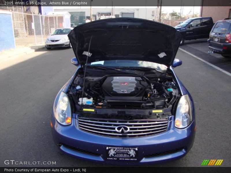 Athens Blue / Graphite 2005 Infiniti G 35 Coupe