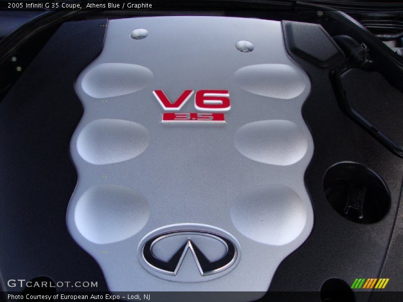 Athens Blue / Graphite 2005 Infiniti G 35 Coupe