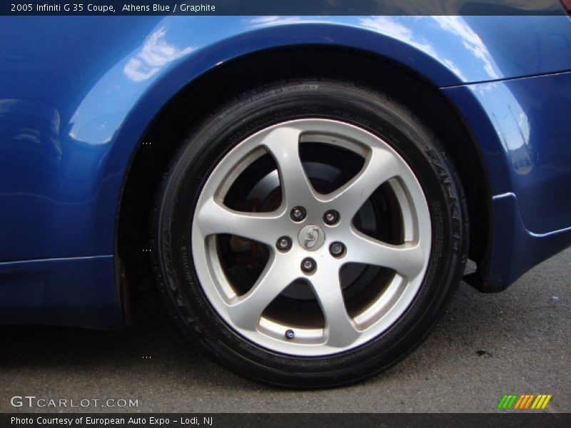 Athens Blue / Graphite 2005 Infiniti G 35 Coupe