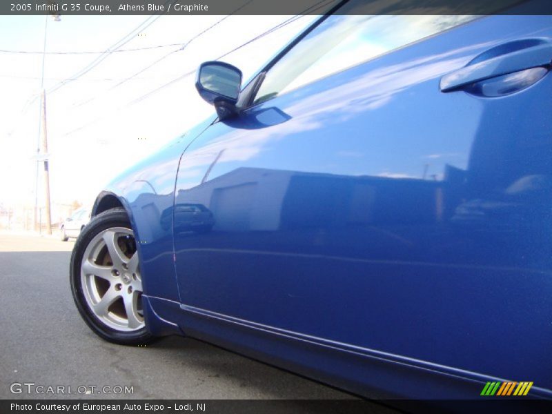 Athens Blue / Graphite 2005 Infiniti G 35 Coupe