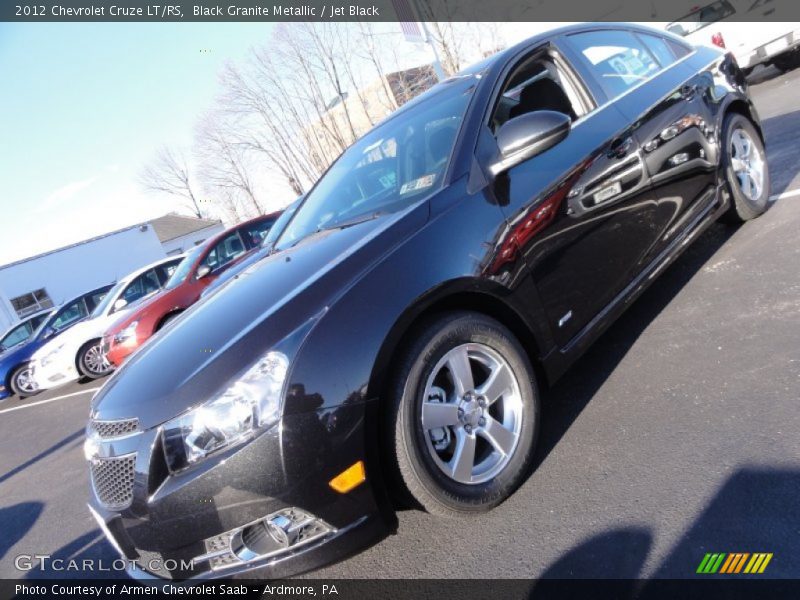 Black Granite Metallic / Jet Black 2012 Chevrolet Cruze LT/RS