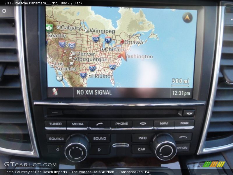 Navigation of 2012 Panamera Turbo