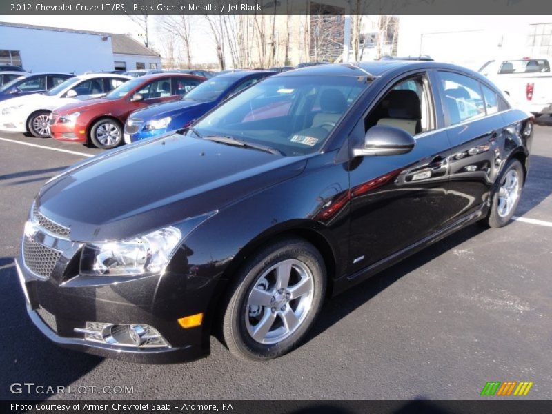Black Granite Metallic / Jet Black 2012 Chevrolet Cruze LT/RS