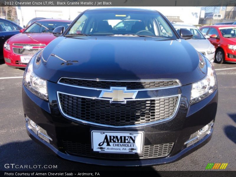 Black Granite Metallic / Jet Black 2012 Chevrolet Cruze LT/RS