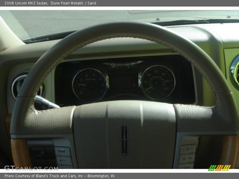 Dune Pearl Metallic / Sand 2008 Lincoln MKZ Sedan