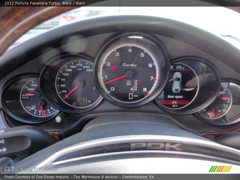  2012 Panamera Turbo Turbo Gauges