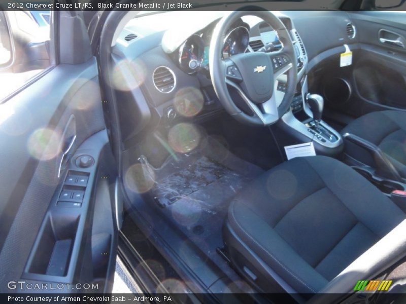 Black Granite Metallic / Jet Black 2012 Chevrolet Cruze LT/RS