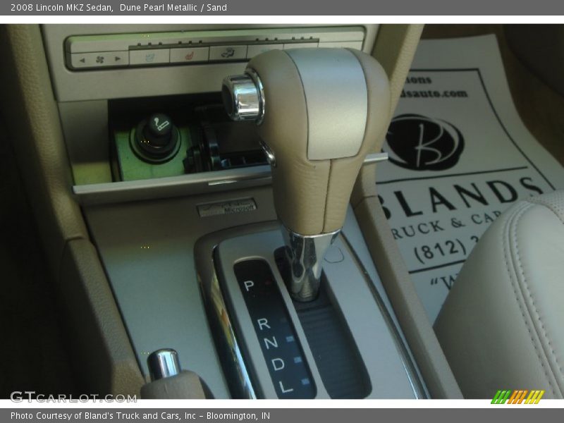 Dune Pearl Metallic / Sand 2008 Lincoln MKZ Sedan