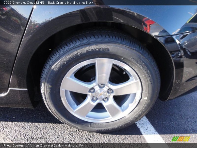 Black Granite Metallic / Jet Black 2012 Chevrolet Cruze LT/RS