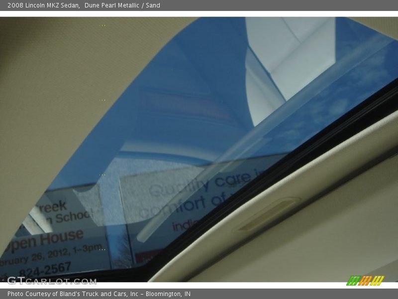 Dune Pearl Metallic / Sand 2008 Lincoln MKZ Sedan