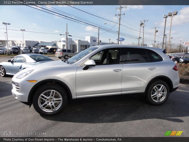 Classic Silver Metallic / Natural Espresso 2012 Porsche Cayenne